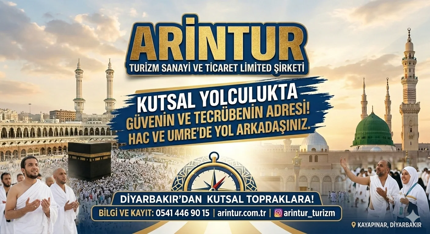 2026 Hac ve Umre Zamanı: ARİN TUR ile Kutsal Yolculukta Tavizsiz Hizmet
