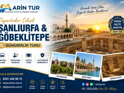 Diyarbakır Çıkışlı Şanlıurfa & Göbeklitepe Günübirlik Turu