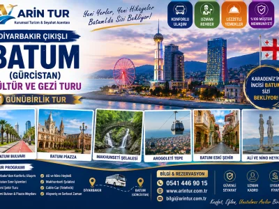 Diyarbakır Çıkışlı Batum (Gürcistan) Kültür ve Gezi Turu